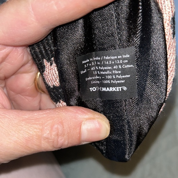 To The Market Sparkle Pink and Black Leopard patterned headband, never used 🐾🥰 - Picture 3 of 5